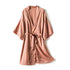 Print Dot Lady Nightwear Satin 4PCS Pajamas Set For Women - ROUTINE FASHION